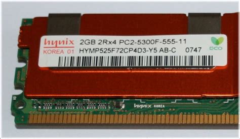 Hynix RAM 2GB HYNIX FB-DIMM DDR2 667MHz PC2-5300 ECC Fully Buffered ...