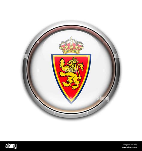 Real Zaragoza logo flag icon emblem symbol Stock Photo - Alamy