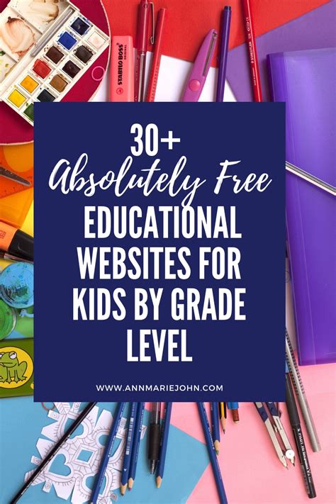 30+ Totally Free Educational Websites for Kids by Grade Level