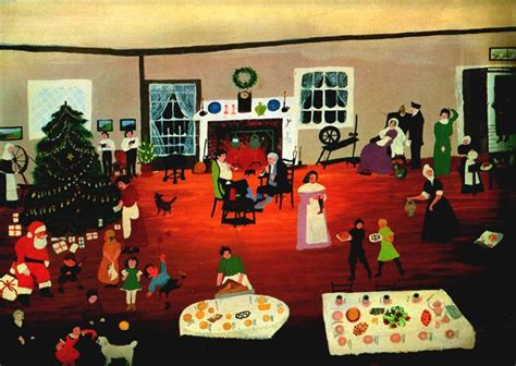 Christmas At Home Grandma Moses