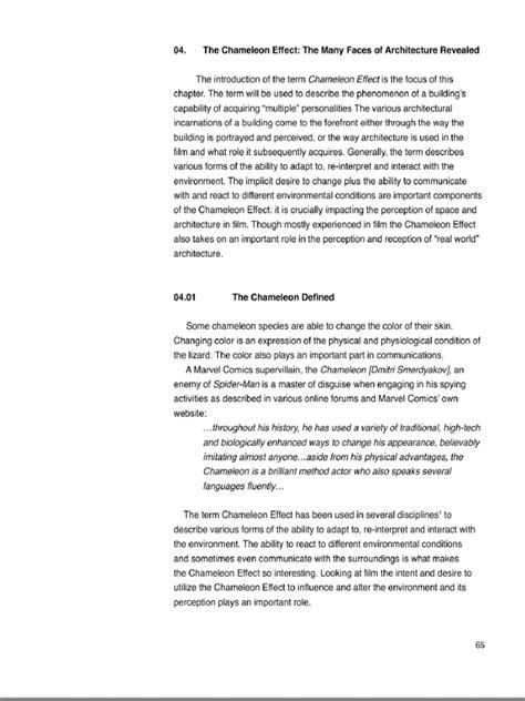 The Chameleon Effect: The Many Faces of Architecture Revealed | PDF