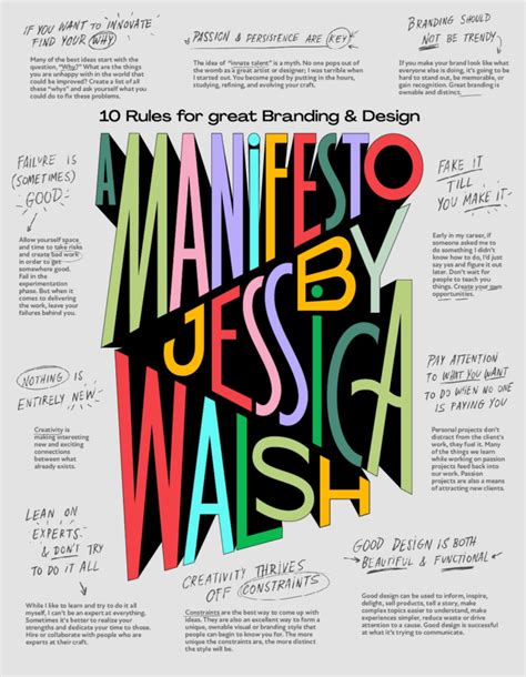 Jessica Walsh 10 Reglas Branding Y Diseño Blanc