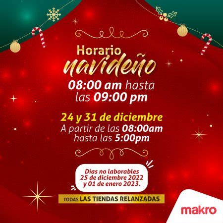 Horario Navide O Makro Venezuela