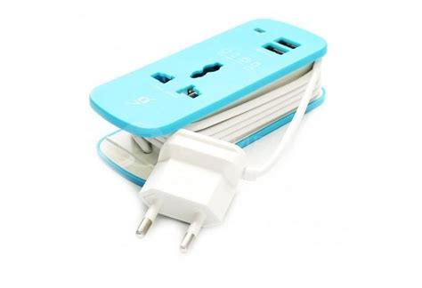 Универсальный удлинитель 220В с 2 USB портами для зарядки Apple техники