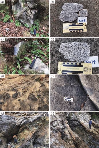 A Field Exposures Of Granitoids On Koshikishima Islands B Hand