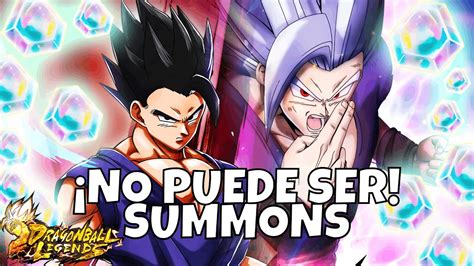 LAS SUMMONS MÁS ÉPICAS A POR GOHAN BESTIA Y VEGETA Y GOKU DUALES