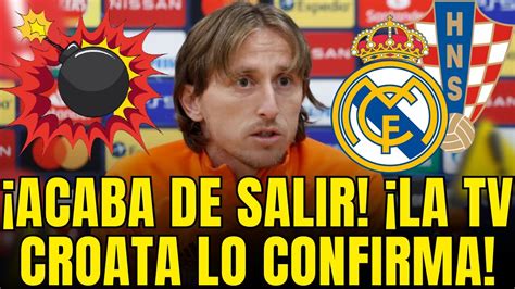 Urgente Es Oficial Modric Ya Ha Tomado Su Decisi N Final Noticias