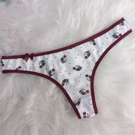 Calcinha Fio Dental Estampada Lingerie MercadoLivre