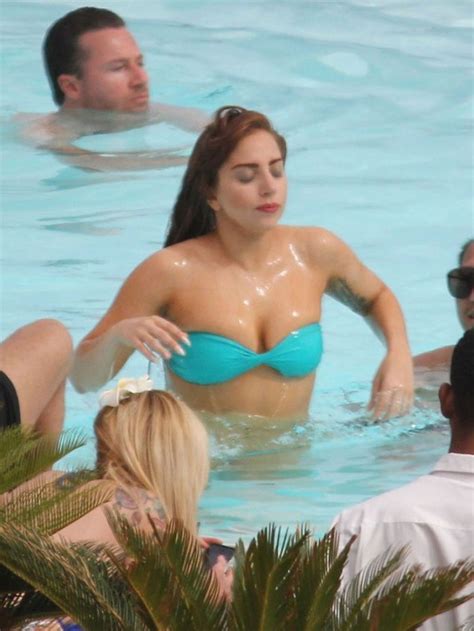 LADY GAGA In Bikini HawtCelebs