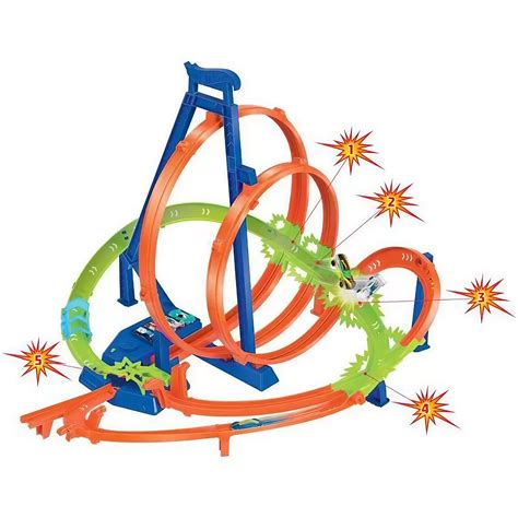 Pista Hot Wheels Action Colis O Pica Carrinho Mattel Festa Pr Tica Brinquedos