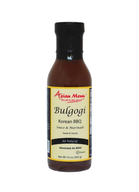 Bulgogi Sauce – Asian Menu™ Sauces