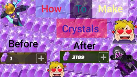 Easy Way To Make Crystals How To Make Crystals In Blockman Go