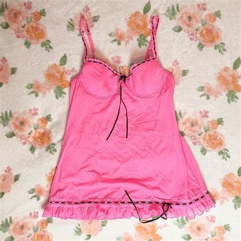 Sexy Fairy Victoria Secret Pink Babydoll Lingerie Depop
