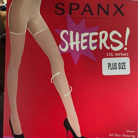 Spanx Intimates Sleepwear Spanx Sheers Leg Support Plus Size Nude Nwt Poshmark