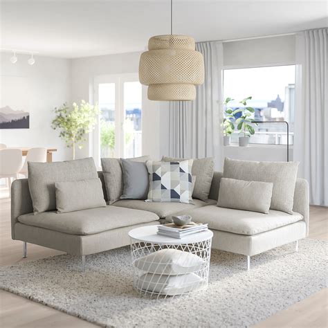 SÖDERHAMN 3-местный угловой диван Viarp бежевый/коричневый | IKEA Eesti