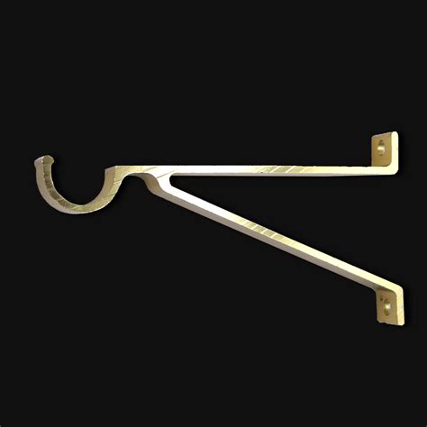 Kirsch 100mm Snap Fit Curtain Rod Bracket Brass Sullivans International
