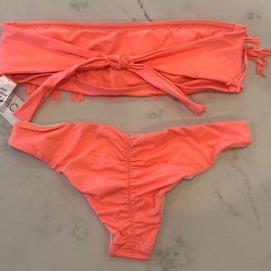 L Space Swim Lspace Dotty Knotted Fringe Bikini Poshmark