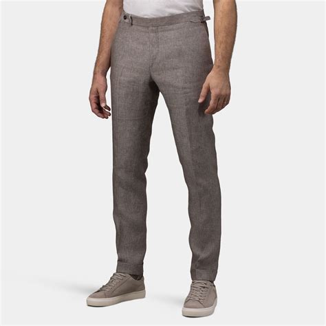 brown suit pants tailor store