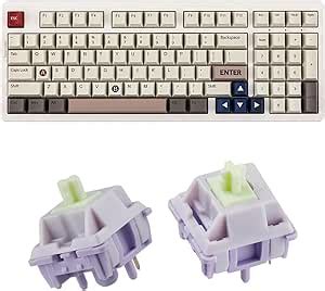 Amazon Epomaker Ek Wireless Hot Swappable Gaming Keyboard Pcs Wisteria Gf Linear