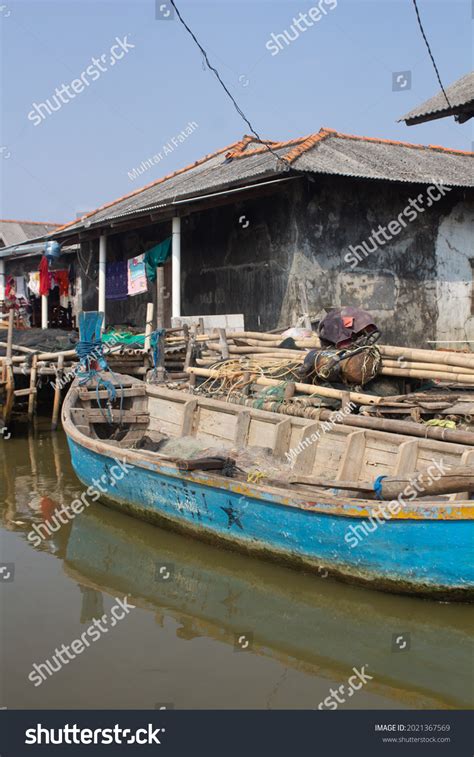 Photo Appearance House Fishing Village Jakarta Stock Photo 2021367569