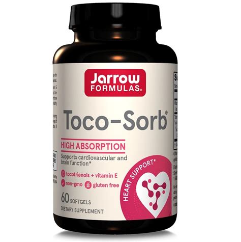 Jarrow TOCO-SORB (60 капсул) - Купить токотриенолы в Москве | FitHerb