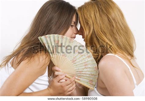 Two Sexy Beautiful Lesbian Women On Stock Photo Edit Now