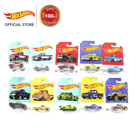 Hot Wheels Pickup Truck Vechicles Sold As set 10 cars ฮอทเวล โมเดลรถ พาหนะจำลอง ของเลนสะสม รถ