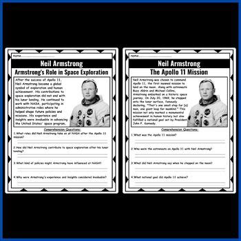 Neil Armstrong Helen Keller Eleanor Roosevelt Babe Ruth Reading