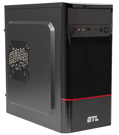 Корпус GTL 1605+ Black, 400W, 120mm, Micro ATX / Mini ITX, 2 x 3.5 mm ...