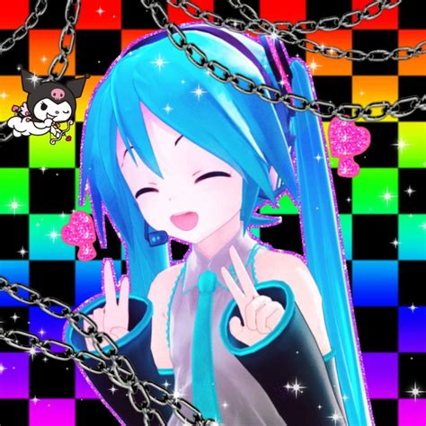 Icon Glitchcore Hatsune Miku Hatsune Miku Miku Hatsune
