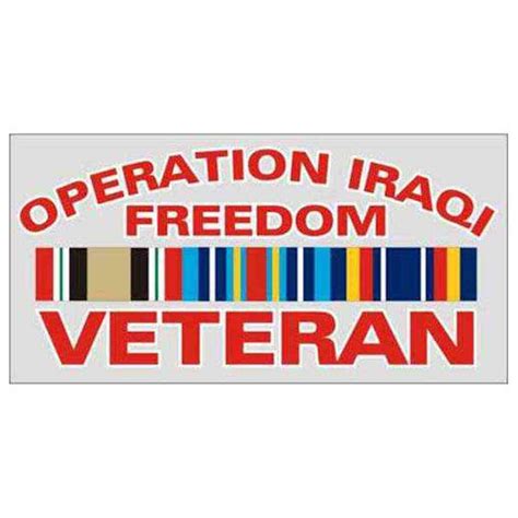 Operation Iraqi Freedom Patch With Ribbon Graphic