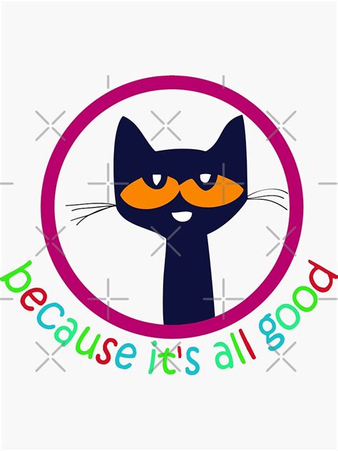 Pete The Cat Sticker For Sale By Gvardiole Redbubble