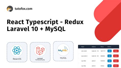 Tutorial Fullstack React Typescript Laravel Php Mysql