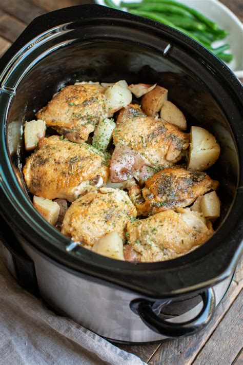 Slow Cooker Ranch Chicken And Red Potatoes The Magical Slow Cooker