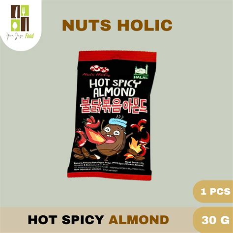 Koka Nuts Holic Snack Kacang Almond Makanan Ringan Rasa Hot Spicy Banana Honey Butter