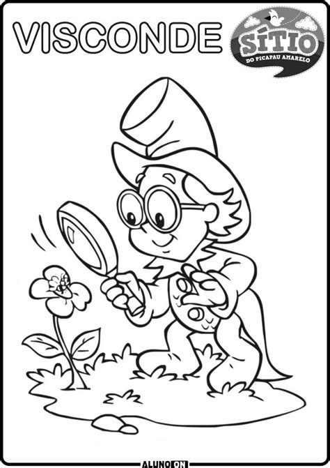 Personagens Do Sítio Do Picapau Amarelo Para Colorir
