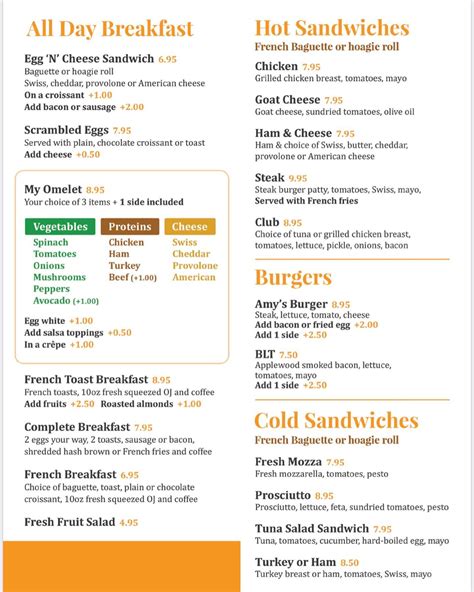 Visit Amélie's French Bakery & Café: Menu and Locations 22