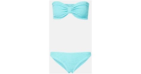 Hunza G Jean Bikini In Blue Lyst