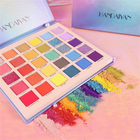 SDJMa Colors Eyeshadow Palette Matte Shimmer Glitter Nude Natural All In One Makeup Palette