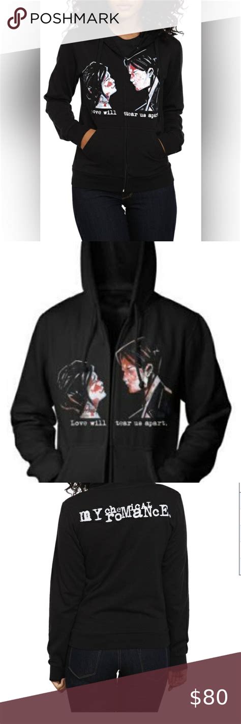 Iso My Chemical Romance Three Cheers For Sweet Revenge Zip Up Hoodie Love Will Revenge Hoodie