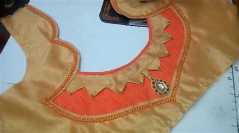 Fancy Blouse Back Neck Design Cutting And Stitching Fashionshala