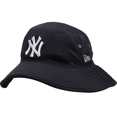New Era New York Yankees Team Bucket Hat Navy Blue