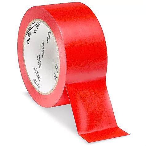 3m 764 Vinyl Tape 2 X 36 Yds Red S 10257r Uline