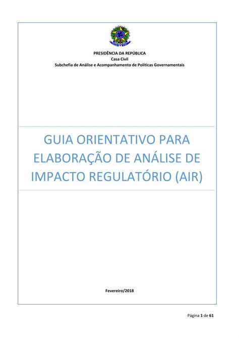 Pdf Guia Orientativo Para Elabora O De An Lise De Este Guia