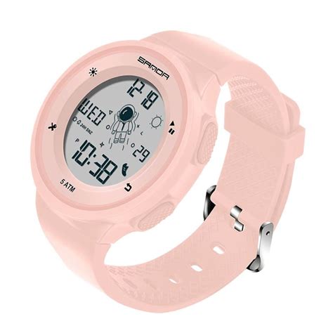 SANDA 2121 Digital Sports Outdoor Water Proof Watch For Women SANDA WATCH