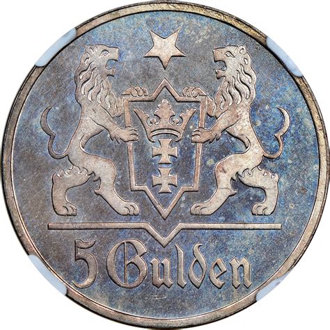 danzig  gulden km  prices values ngc