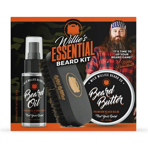 Wild Willies Essential Beard Kit 3 Piece T Set