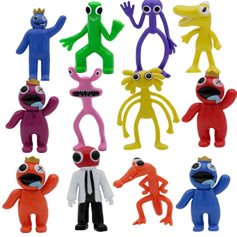 Puruuige Rainbow Friends-figur, 12 st., populära spel, lot de 12 ...