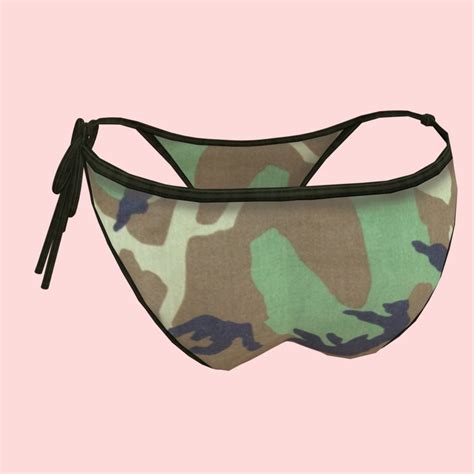 D Model Sexy Army Bikini P Vr Ar Low Poly Cgtrader