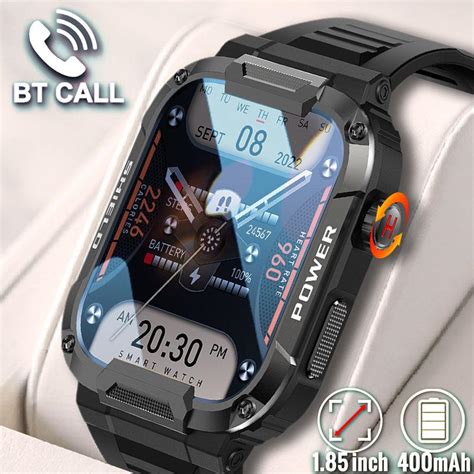 Satın alın Rugged Military Smart Watch Men For Xiaomi Android Ios